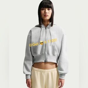 Nike Sportswear Phoenix Fleece Women's Loose Cropped Full-Zip Hoodie HJ0940-063